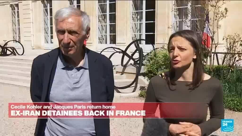 Video thumbnail for REPLAY: 'A message of hope' - French pair held in Iran speak to media after release