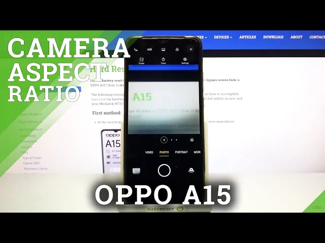 Video thumbnail for How to Change Aspect Ratio in OPPO A15 – Camera Settings