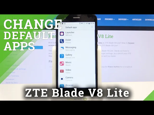 Video thumbnail for How to Change Default Apps in ZTE Blade V8 Lite – Customize Default Apps