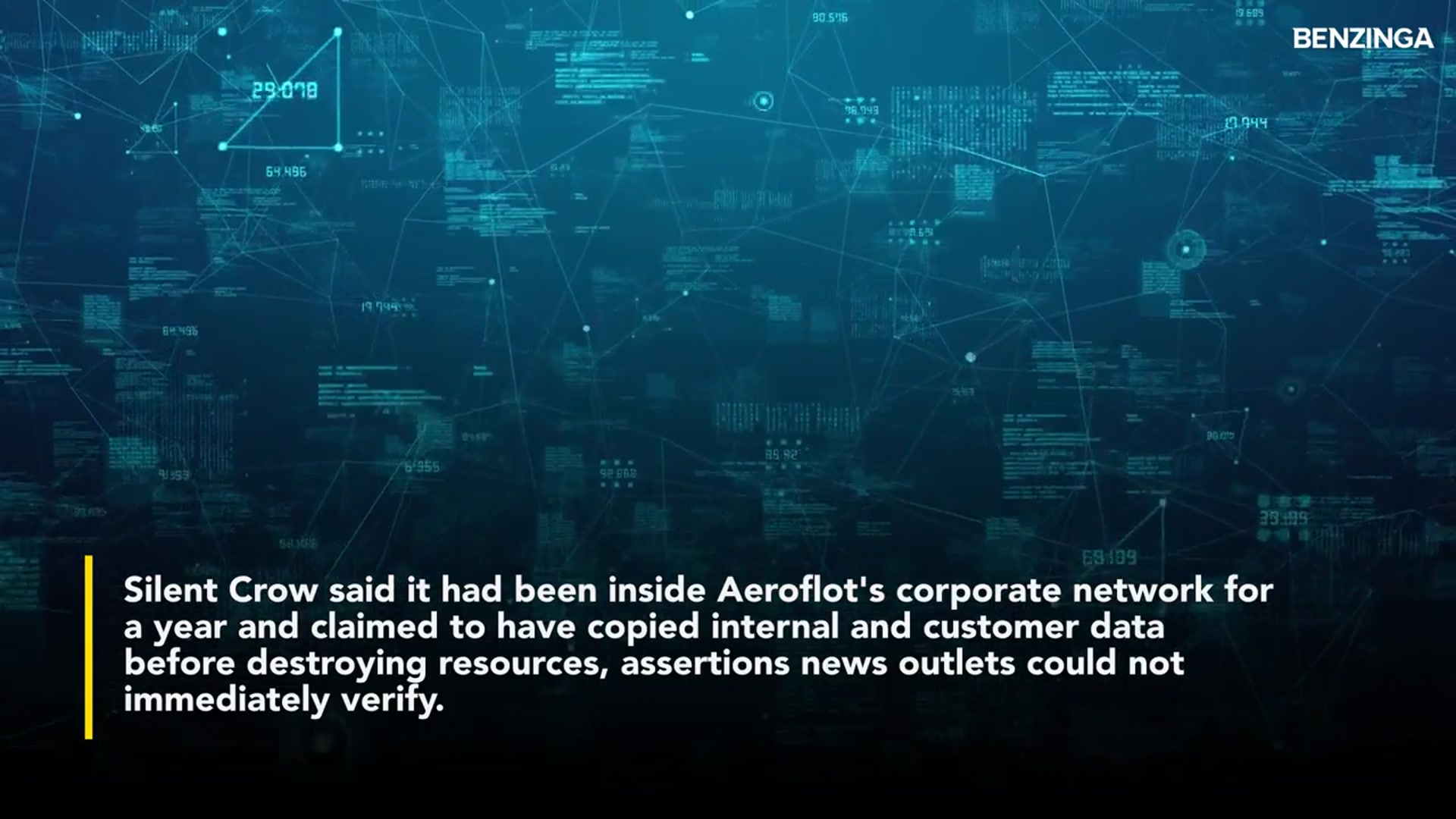 'Video thumbnail for Russia's Airline Gets Hobbled By Potent Cyberattack, Kremlin Calls Attack 'Quite Alarming''