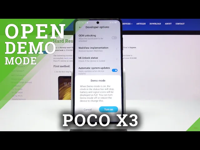 Video thumbnail for How to Enable Demo Mode on POCO X3 – Turn On Demo Mode