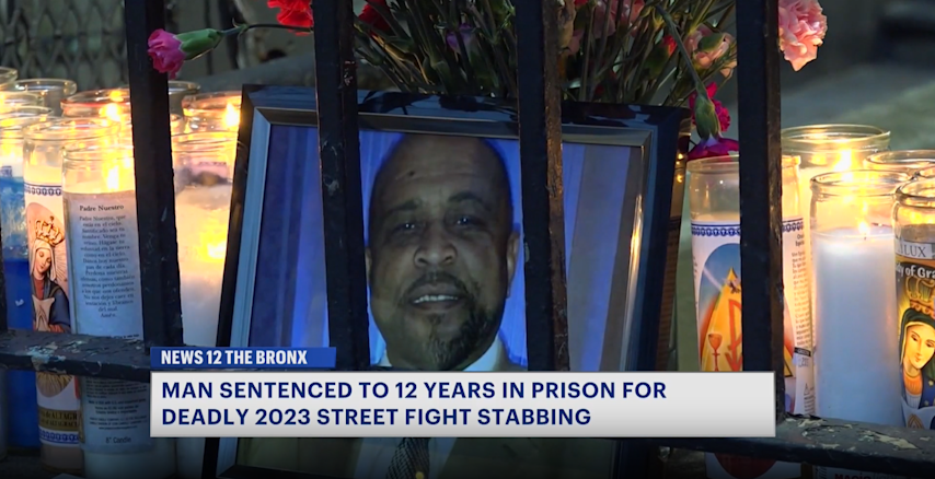Video thumbnail for Bronx man sentenced for stabbing another man to death on New Year's Day 2023