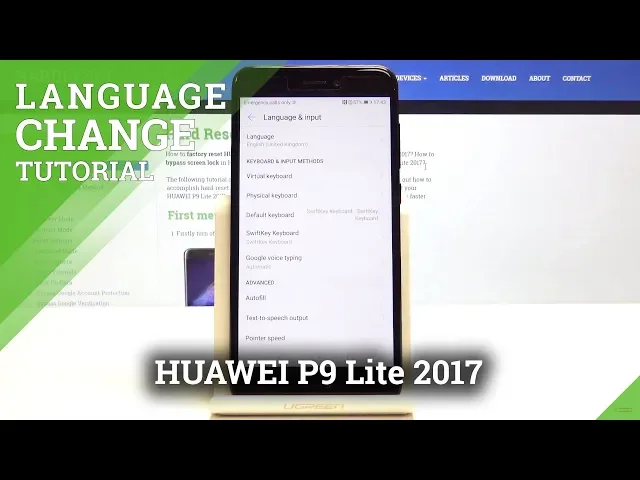 Video thumbnail for HUAWEI P9 Lite 2017 CHANGE LANGUAGE / How to Set Up Language