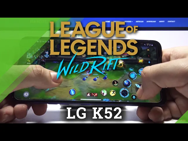 Video thumbnail for Leauge of Legends: Wild Rift on LG K52 – Gameplay / Performance Test