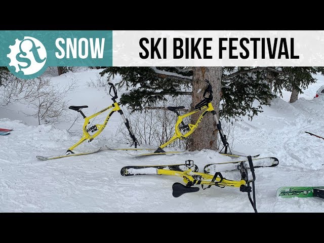 Video thumbnail for Ski Biking In Utah - MTB Tech Takes To The Snowy Slopes