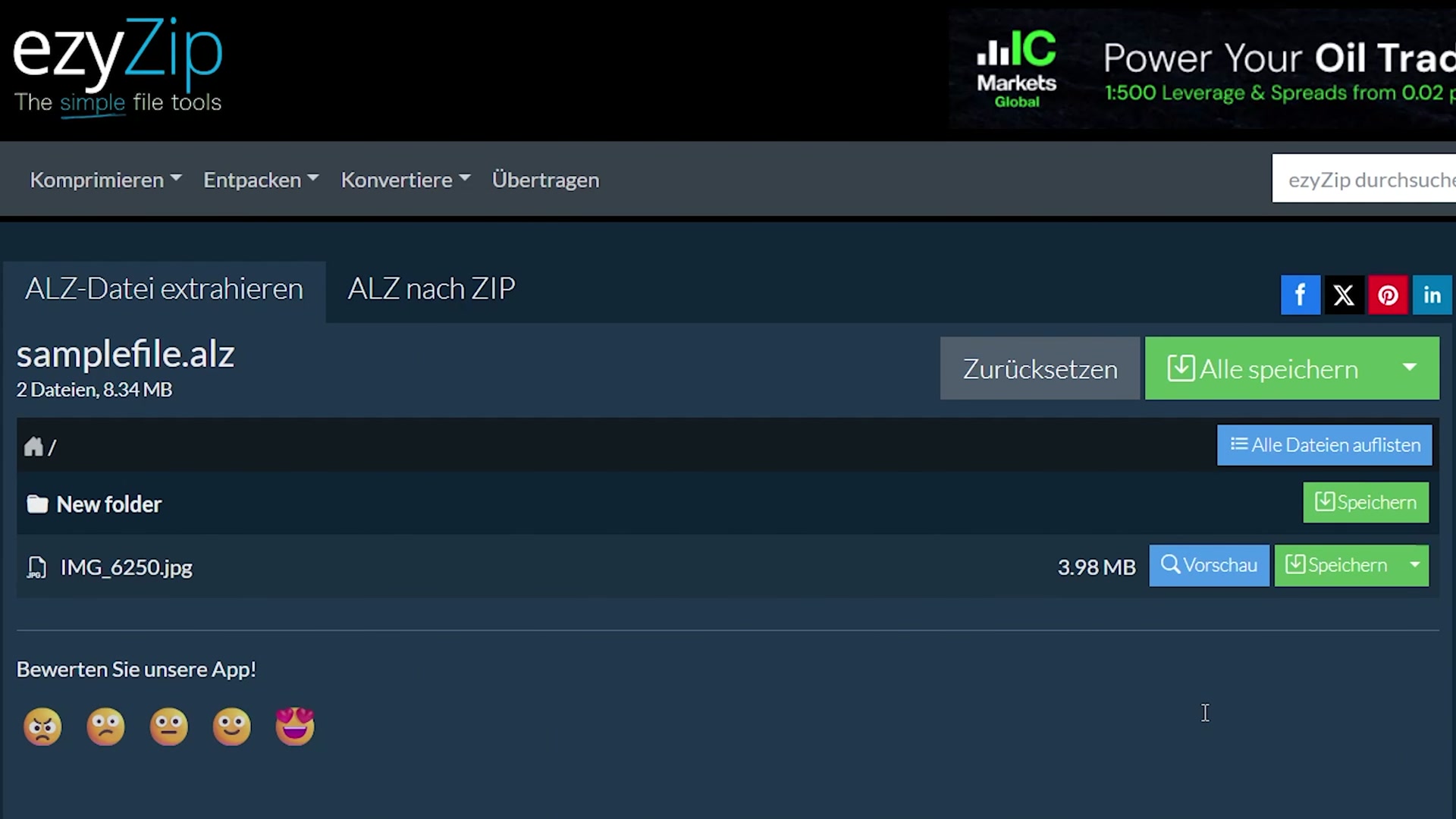 Video thumbnail for 📦 So Extrahieren Sie ALZ-dateien Kostenlos Online │ Keine Softwareinstallation Erforderlich