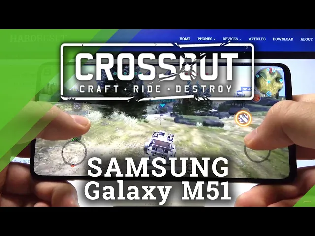 Video thumbnail for Crossout Mobile Gameplay on SAMSUNG Galaxy M51 – Gaming Quality Checkup