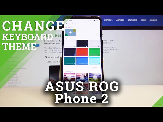 Video thumbnail for How to Change Keyboard Theme in ASUS ROG Phone 2 – Keyboard Theme Settings