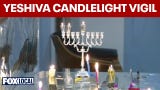 Video thumbnail for Yeshiva University hosts candlelight vigil for Bondi Beach victims