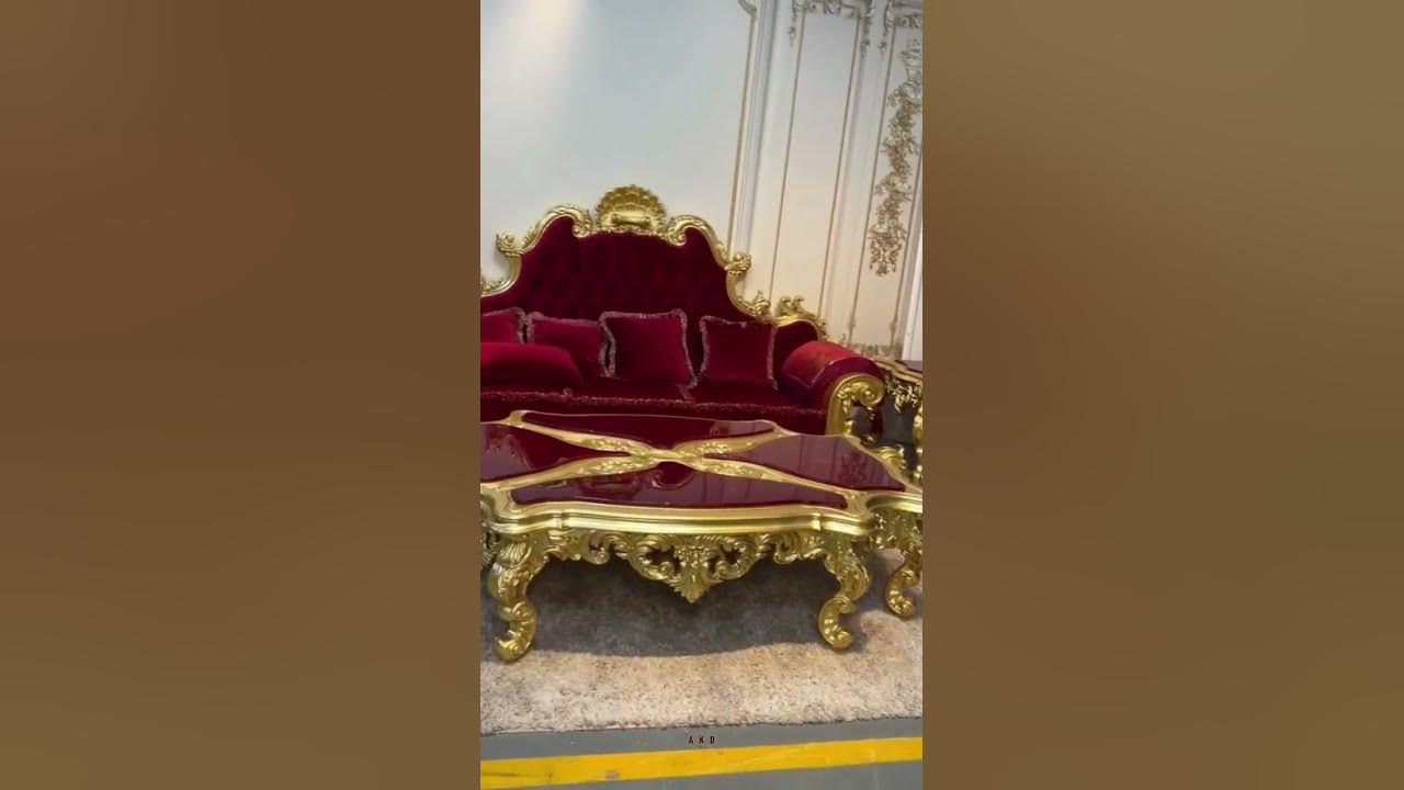 Video thumbnail for Beautiful Wooden King Sofa Set | Furniture #shorts