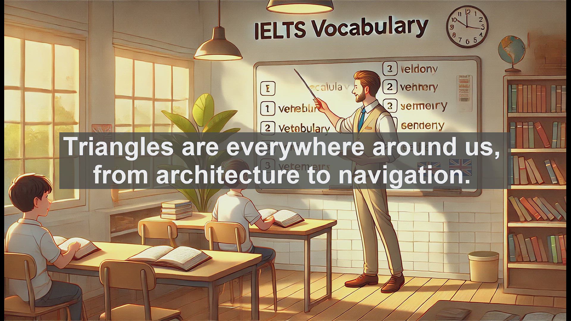 'Video thumbnail for 5000 Must Know IELTS 8.0 Vocabulary - Hypotenuse: Key to Right-Angled Triangles for IELTS Success'