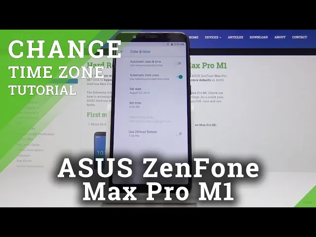 Video thumbnail for DATE & TIME in ASUS ZenFone Max Pro M1 - Time Settings