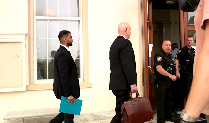 Video thumbnail for Secaucus and Mendham men face judge in alleged Penn State cocaine trafficking operation