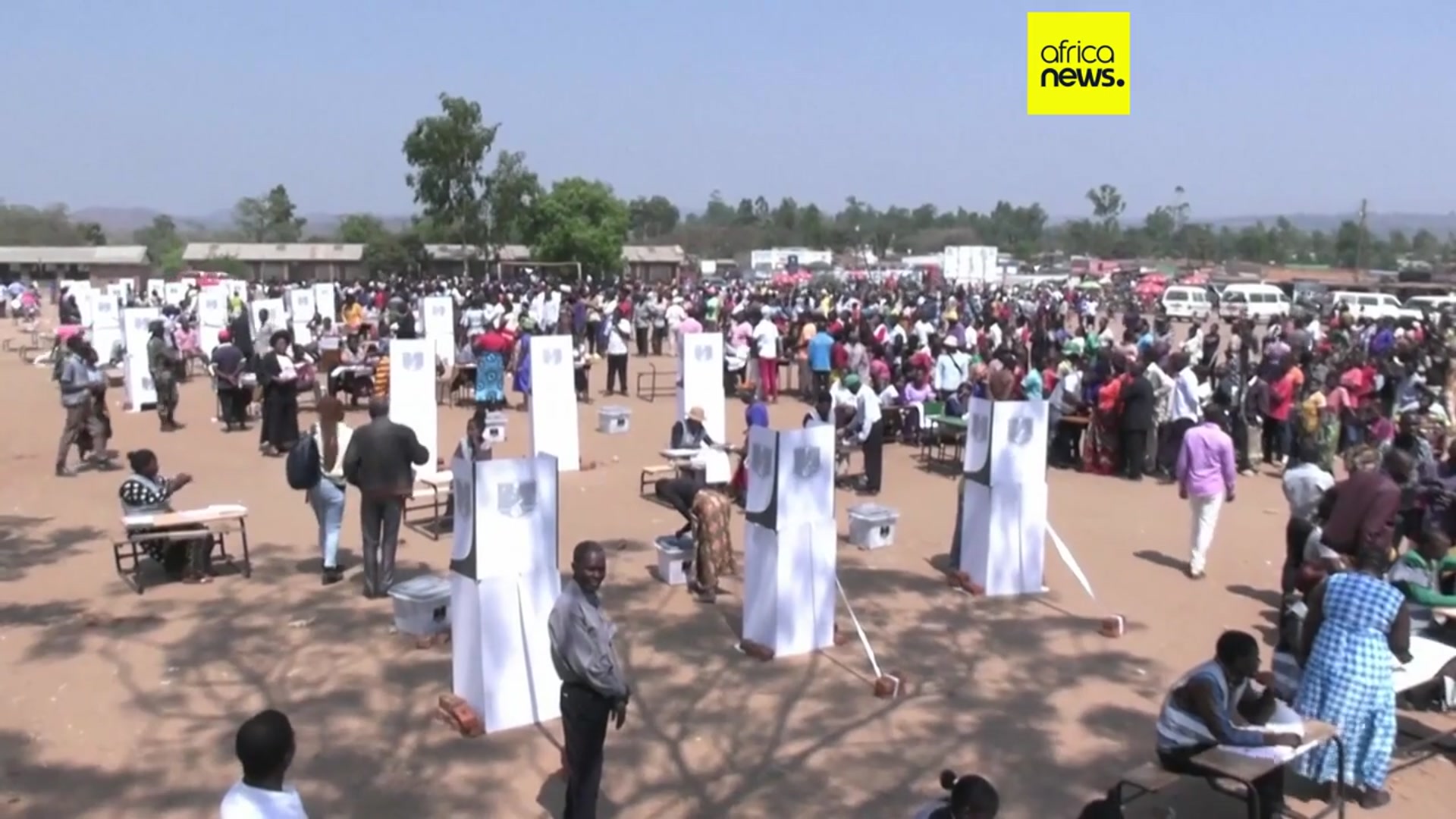 'Video thumbnail for Malawi counts votes after tightly contested presidential election'