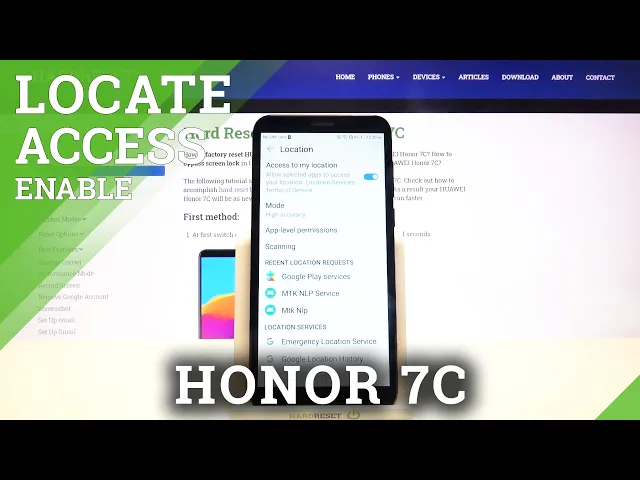 Video thumbnail for How to Deactivate Geo-location in HUAWEI Honor 7C - Turn Off Geolocation Mode