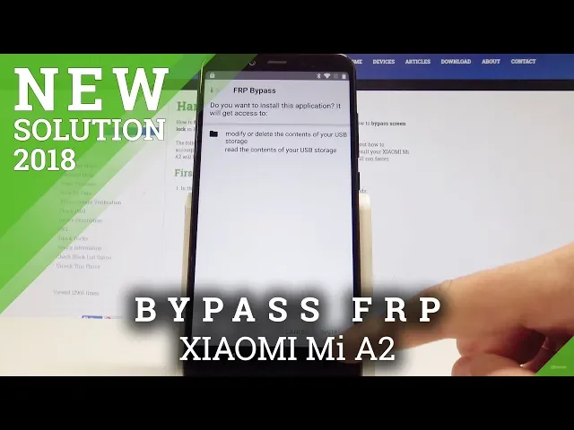 Video thumbnail for How to Bypass Google Verification on XIAOMI Mi A2 - Unlock FRP / Skip Google Account