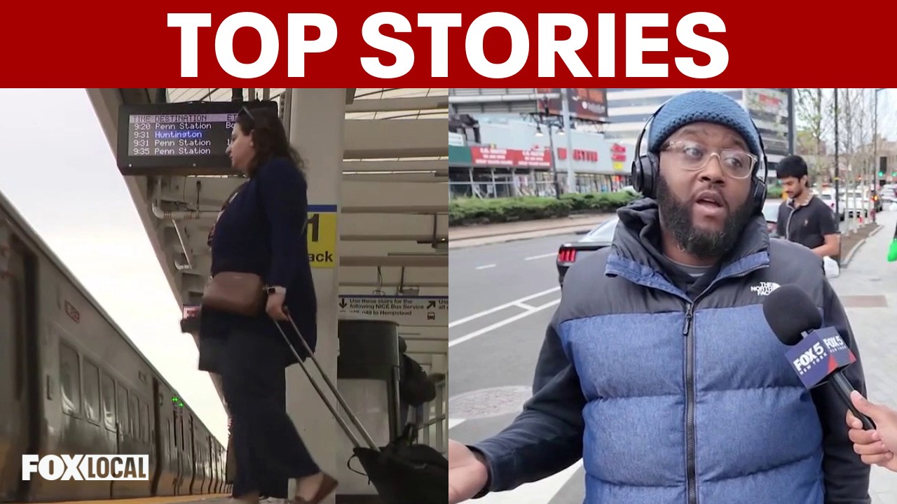 Video thumbnail for TOP STORIES | LIRR strike disrupts commuters as Jersey City faces budget crisis