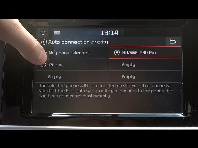 Video thumbnail for How to Change Auto Connection Priority on Kia Sportage 2019 Fourth Generation