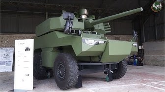 'Video thumbnail for Jaguar EBRC Reconnaissance Combat Armored Vehicle blindé reconnaissance Scorpion Program French army'