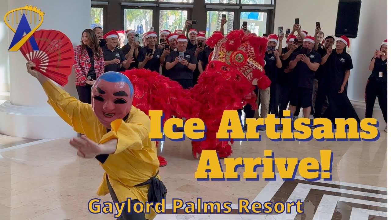 Video thumbnail for Ice! Artisans Arrival and Show at Gaylord Palms Resort 2024