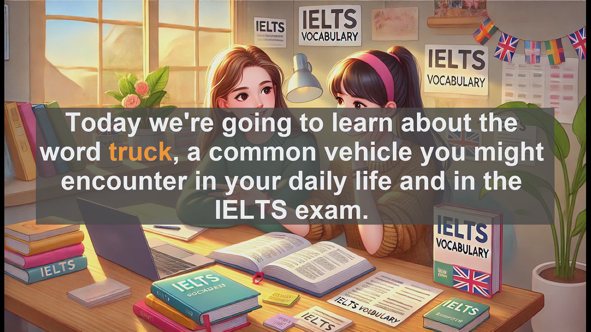'Video thumbnail for 2500 Must Know IELTS 5.5 Vocabulary - Understanding 'Truck': Essential Vocabulary for IELTS'