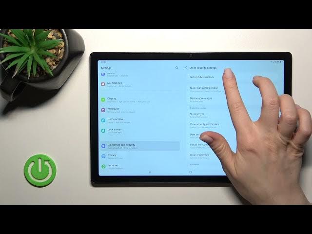 Video thumbnail for Samsung Galaxy Tab A8 2021 - How To lock SIM Card With SIM Pin
