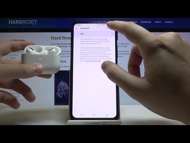 Video thumbnail for How to Connect AirPods with ASUS ZenFone 8 Flip – Set Up AirPods
