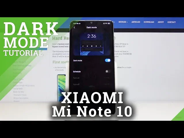 Video thumbnail for How to Activate Dark Mode in XIAOMI Mi Note 10 – Invert Colors