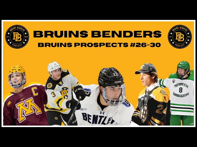 'Video thumbnail for Benders: Boston Bruins Prospect Rankings 26-30'