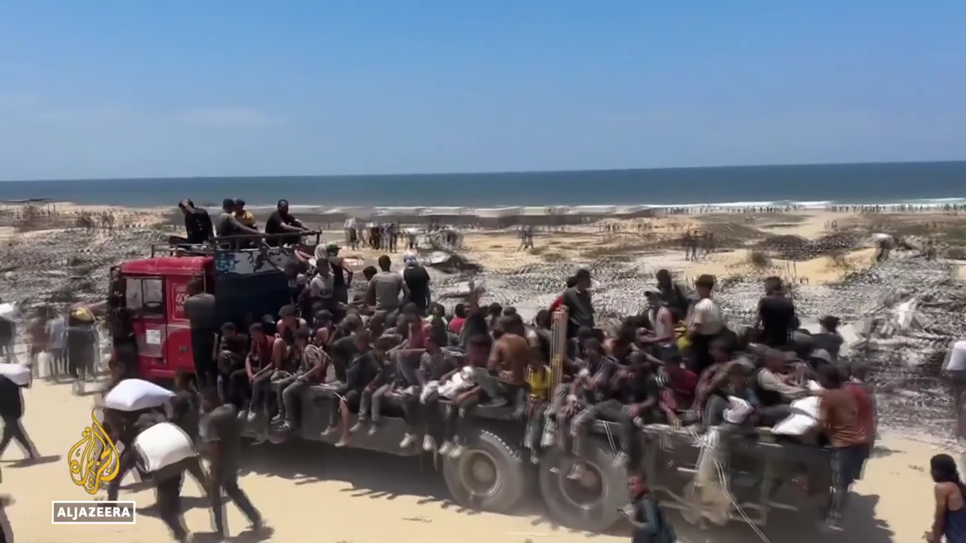 'Video thumbnail for Palestinians face severe hunger as aid remains restricted by Israel in Gaza'