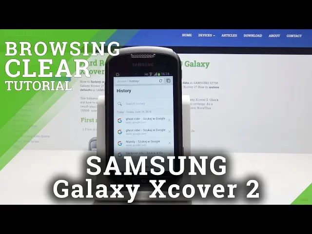 Video thumbnail for How to Delete Browsing History in SAMSUNG Galaxy Xcover 2 - Erase Browser Data