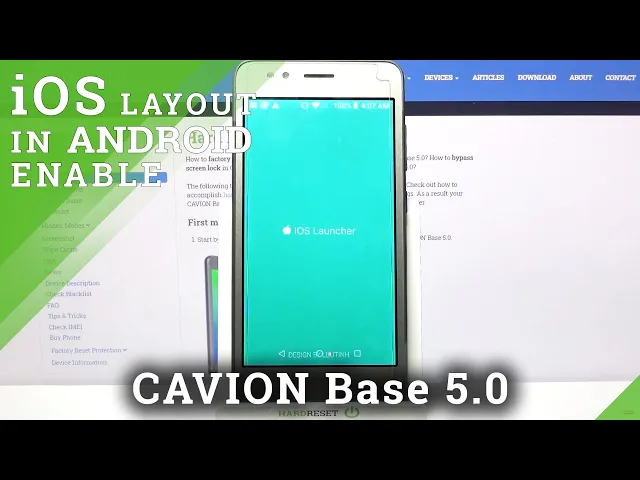 Video thumbnail for CAVION Base 5.0 and Apple Layout – Download and Apply iOS Launcher Application