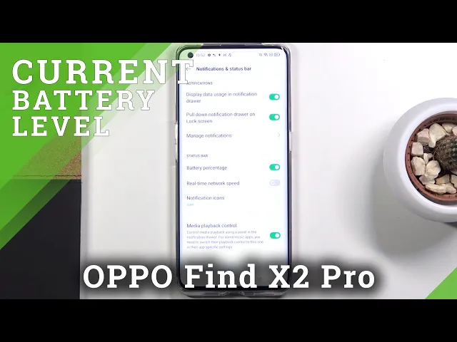 Video thumbnail for How to Enable Battery Percentage In Status Bar in OPPO Find X2 Pro – Battery Percentage