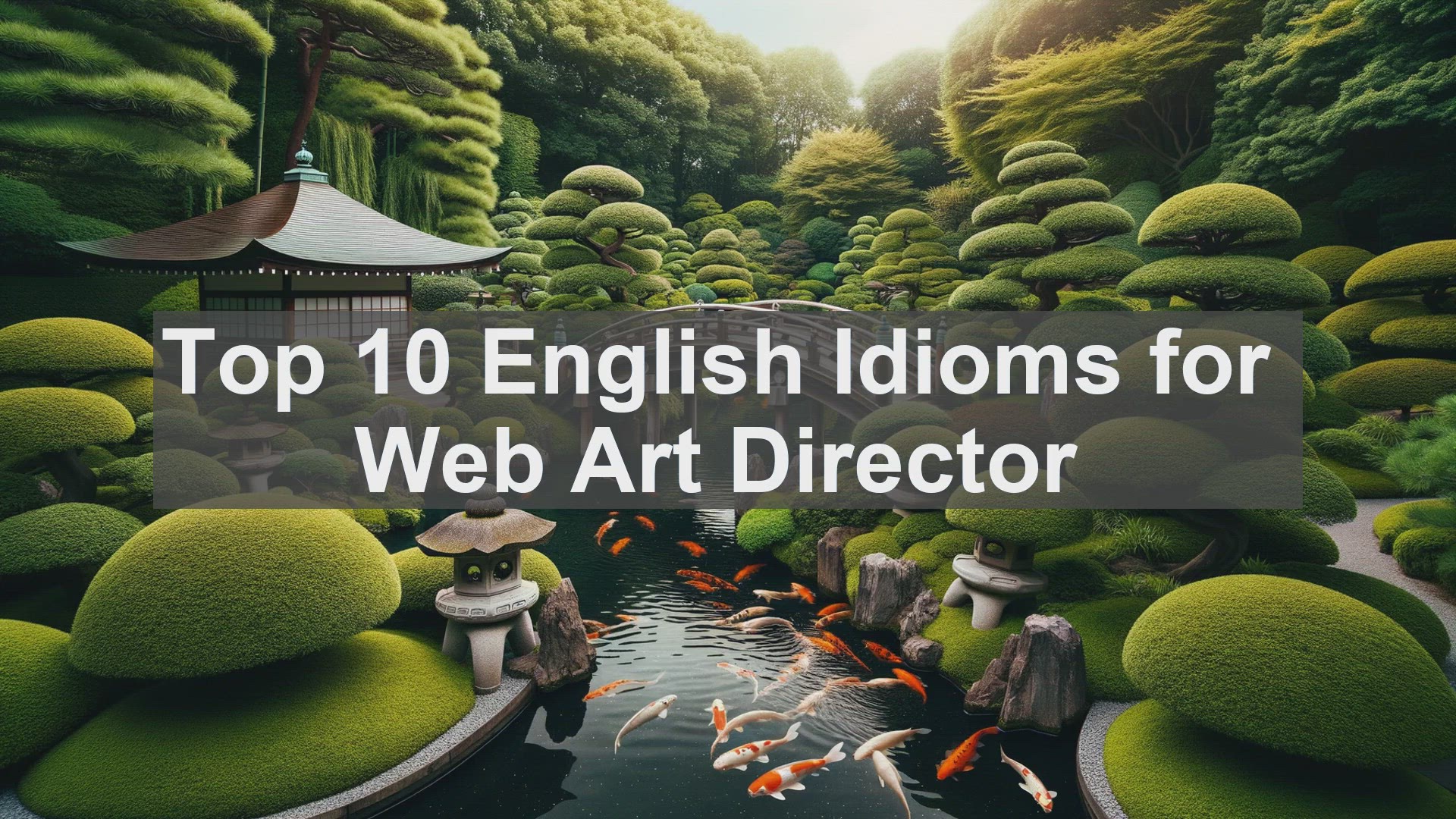 'Video thumbnail for Top 10 English Idioms for Web Art Director'