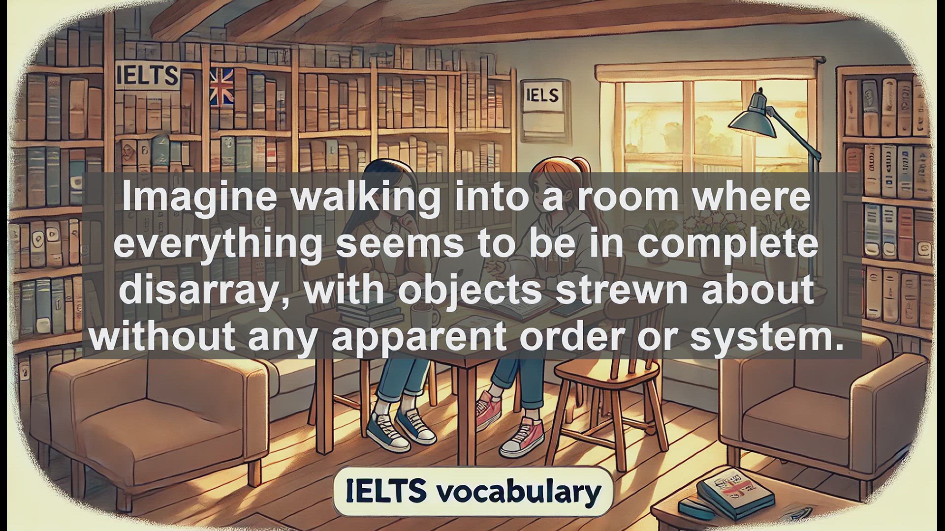 'Video thumbnail for 2000 Must Know IELTS 9.0 Vocabulary - Haphazard: Exploring the Meaning and Usage of a Chaotic Word'
