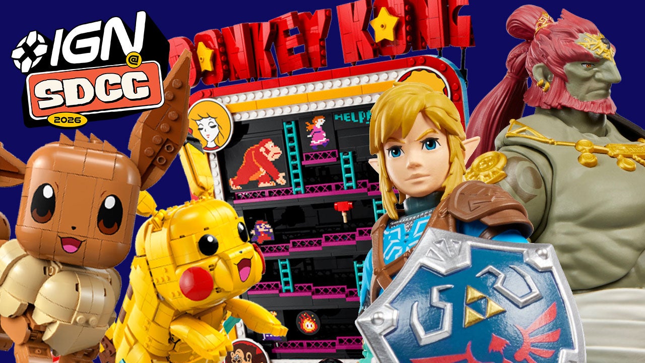 Video thumbnail for New Zelda Figures! LEGO Pokémon & Donkey Kong! The Best Nintendo Toys at SDCC | Comic Con 2026