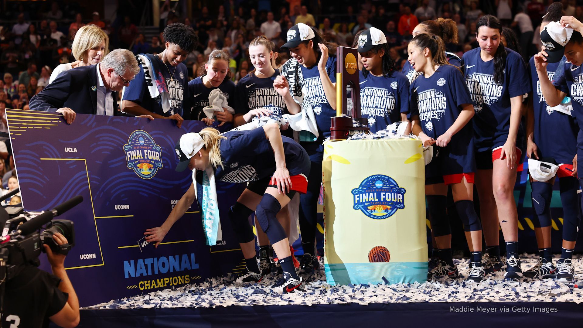 Video thumbnail for Bueckers headlines WNBA draft, but several players decide college pays more