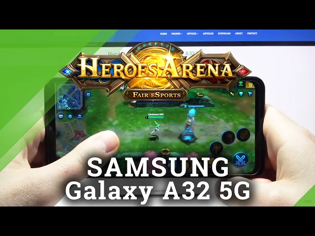 Video thumbnail for SAMSUNG Galaxy A32 5G - Heroes Arena GamePlay