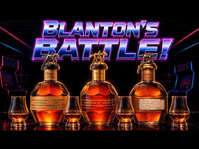 Video thumbnail for Blanton's Bourbon Flight: Single Barrel vs Store Pick vs Gold vs SFTB