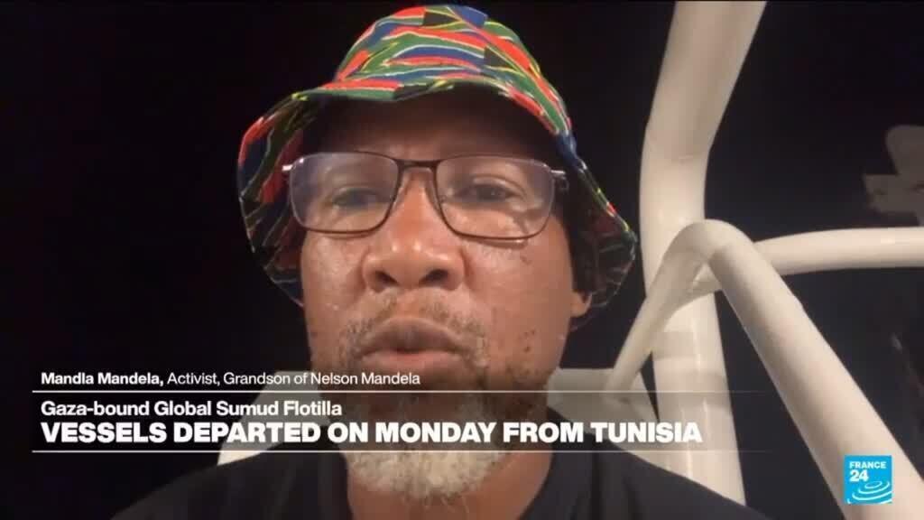 Video thumbnail for 'Our struggle is intertwined with the Palestinians' struggle', Mandela's grandson says