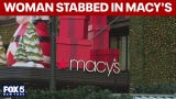Video thumbnail for Mother stabbed while changing baby's diaper inside Macy's Herald Square