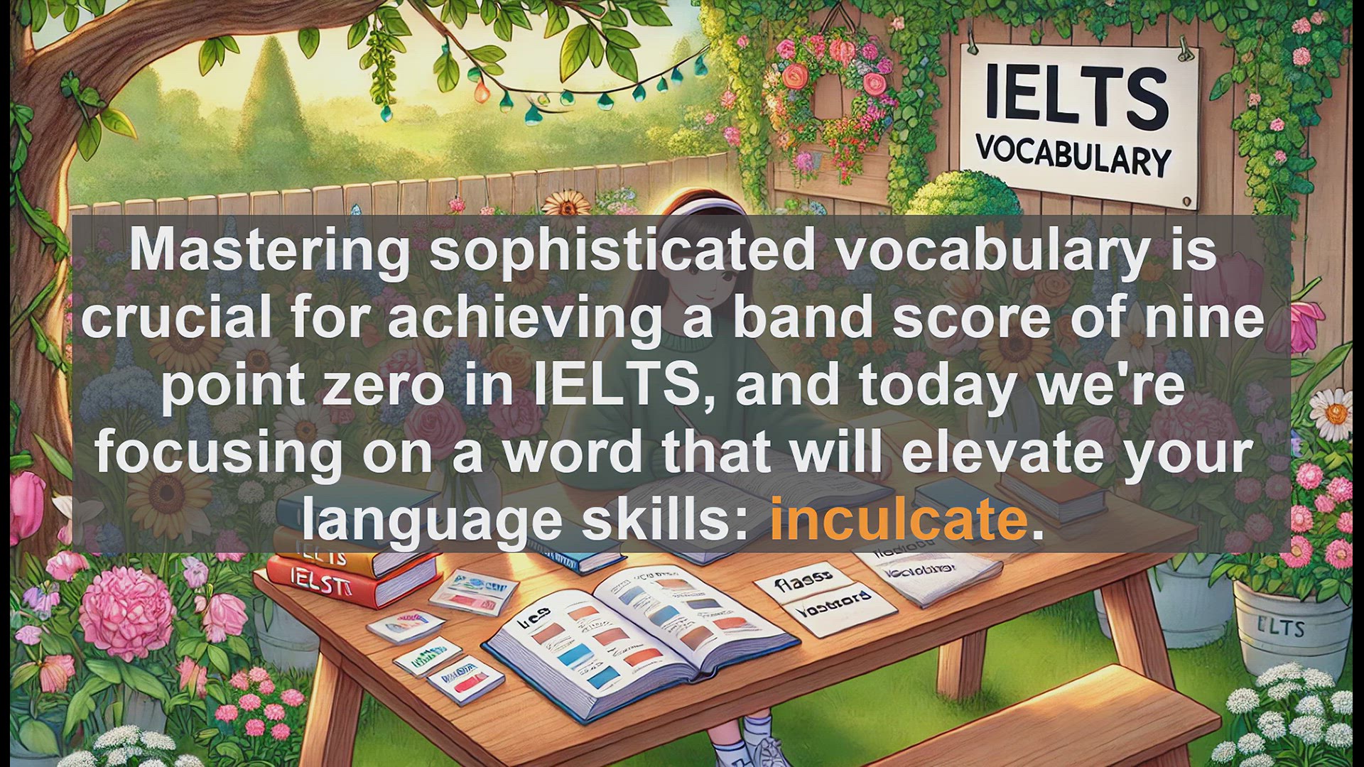'Video thumbnail for 2000 Must Know IELTS 9.0 Vocabulary - IELTS Vocabulary: Understanding and Using 'Inculcate''