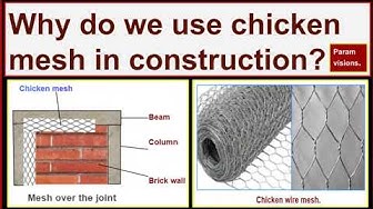 'Video thumbnail for Why do we use chicken mesh in construction?'