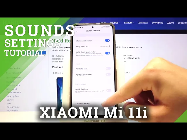 Video thumbnail for How to Find Sound Settings in XIAOMI Mi 11i – Open Sound Settings