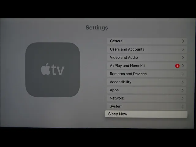 Video thumbnail for How to Update APPLE TV 4K - Check for Firmware Actualisation - Install New Software on APPLE TV 4K