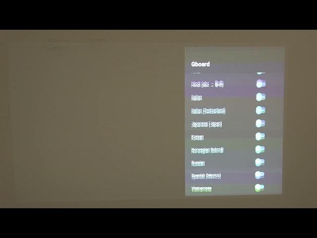 Video thumbnail for How to Change Keyboard Language on XIAOMI Mi Smart Projector 2 Pro - Set Second Keyboard Language