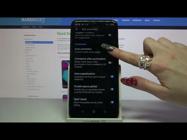 Video thumbnail for VIVAX Fly 6 and Auto-Correction - Keyboard Text Correction options