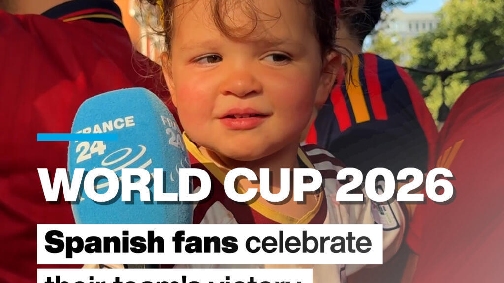Video thumbnail for World Cup 2026: Spanish fans celebrate their team's victory in New York