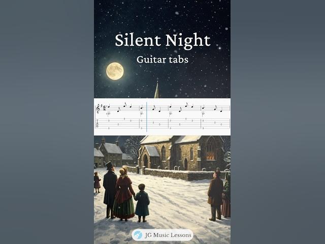 Video thumbnail for Silent Night - guitar tabs 🎸