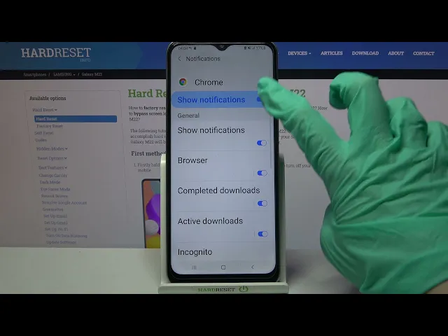 Video thumbnail for How to Turn On/Off App Notifications on SAMSUNG Galaxy M22 – Manage Notification Settings
